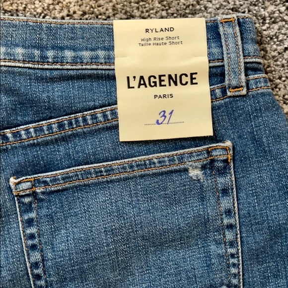 NWT L’Agence Jean Short Cutoffs - Picture 10 of 16